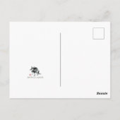 猫とマウスがスミエ絵画の ポストカード (裏面)