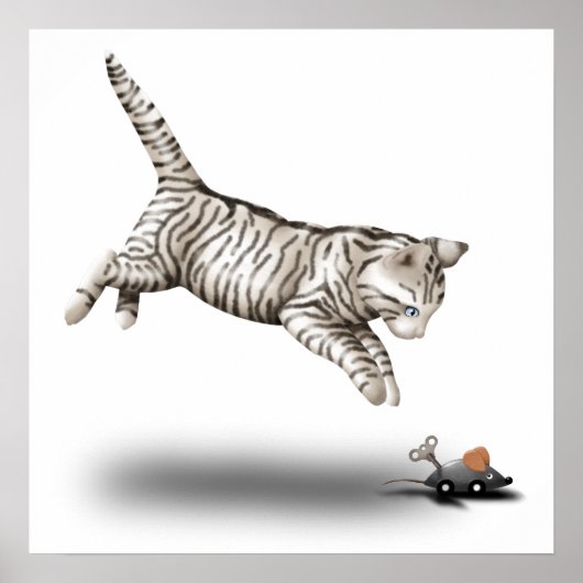 猫とマウスの漫画 ポスター (正面)