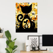 猫とマウス – ポスタープリント ポスター (ホームオフィス)