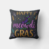 猫とマルディグラ クッション (裏面)