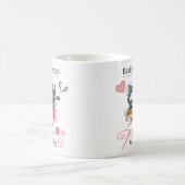 猫とミシン好きな人への気配り コーヒーマグカップ (中央)