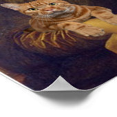 猫とモナリザ ポスター (角)