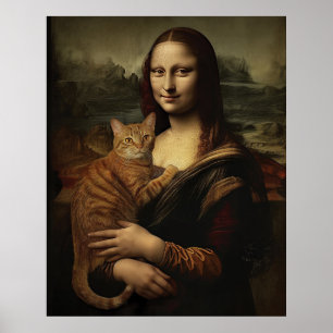 猫とモナリザ ポスター