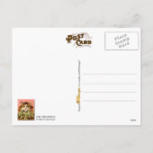 猫とヤギのクリスマス シーズンポストカード (裏面)