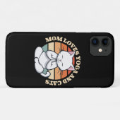 猫とヨガが好きなママ Case-Mate iPhoneケース (裏面(横))