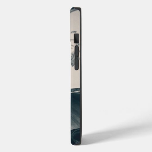 猫とランプのノワールスタイル写真 Case-Mate iPhoneケース (裏面 / 左)