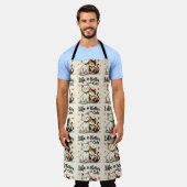 猫と一緒なら人生はもっと素敵 ネコ かわいい ネコの世界観 エプロン (着用した状態)