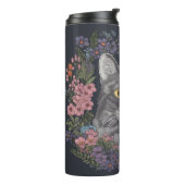 猫と一緒に居心地が良くてかわいい タンブラー (回転左)