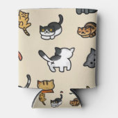 猫と一緒に涼しい 缶クーラー (正面)