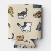 猫と一緒に涼しい 缶クーラー (裏面)