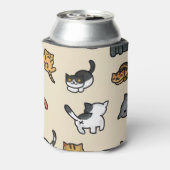 猫と一緒に涼しい 缶クーラー (缶裏面)