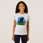 猫と亀 Tシャツ (正面フル)