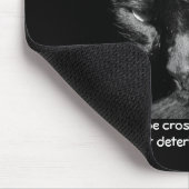 猫と交差した男？マーク・トウェイン マウスパッド (コーナー)