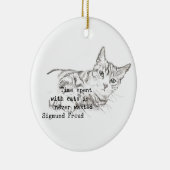 猫と使われる時間… セラミックオーナメント (右)