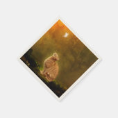 猫と妖精 スタンダードカクテルナプキン (角)