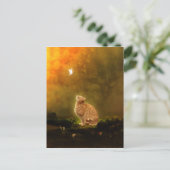 猫と妖精 ポストカード (スタンド正面)