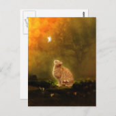 猫と妖精 ポストカード (正面/裏面)