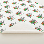 猫と子犬とのメリークリスマス シェルパブランケット (3/4)