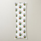 猫と子犬とのメリークリスマス ボディピロー (正面縦)