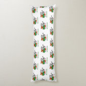 猫と子犬とのメリークリスマス ボディピロー (裏面 (縦))