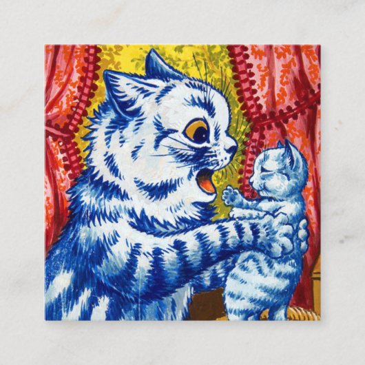 猫と子猫たち エンクロージャーカード (正面)