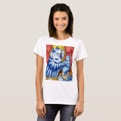 猫と子猫たち Tシャツ (正面フル)