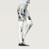 猫と子猫のコラージュファンキーレギンス レギンス (右)