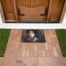 猫と子猫ヘンリエットナイフ1844