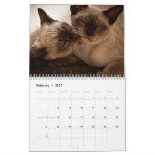 猫と子猫20XXカレンダーの写真 カレンダー (2月 2027)