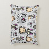 猫と子猫2 アクセントクッション (裏面(縦))