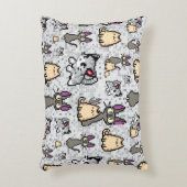 猫と子猫2 アクセントクッション (正面(垂直))