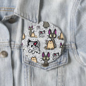 猫と子猫2 缶バッジ (インサイチュ)