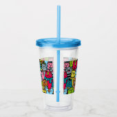 猫と子猫 アクリルタンブラー (右)