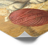 猫と子猫 – アメリカのファインアートポスター ポスター (角)