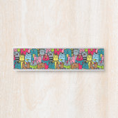 猫と子猫 サインプレート (正面)