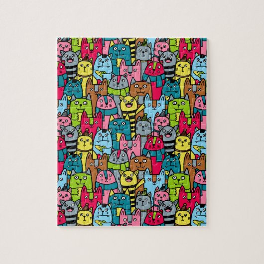 猫と子猫 ジグソーパズル (縦)