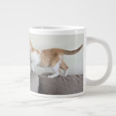 猫と子猫 ジャンボコーヒーマグカップ (右)