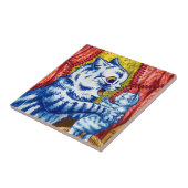 猫と子猫 タイル (側面)