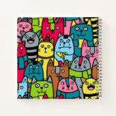 猫と子猫 ノートブック (裏面)