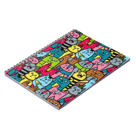 猫と子猫 ノートブック (左側)