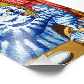 猫と子猫 フォトプリント            (角)