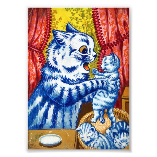 猫と子猫 フォトプリント            (正面)