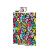 猫と子猫 フラスク (左)