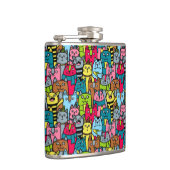 猫と子猫 フラスク (右)