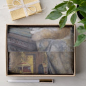 猫と子猫・ヘンリエットロナーナイフ(1821-1909) 薄葉紙 (ギフト)