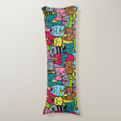 猫と子猫 ボディピロー (正面縦)