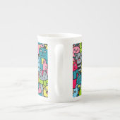 猫と子猫 ボーンチャイナマグカップ (裏面)