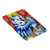 猫と子猫 マグネット (右側)