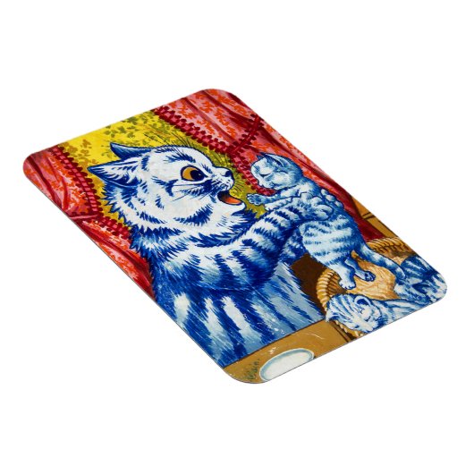 猫と子猫 マグネット (右側)