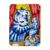 猫と子猫 マグネット (縦)